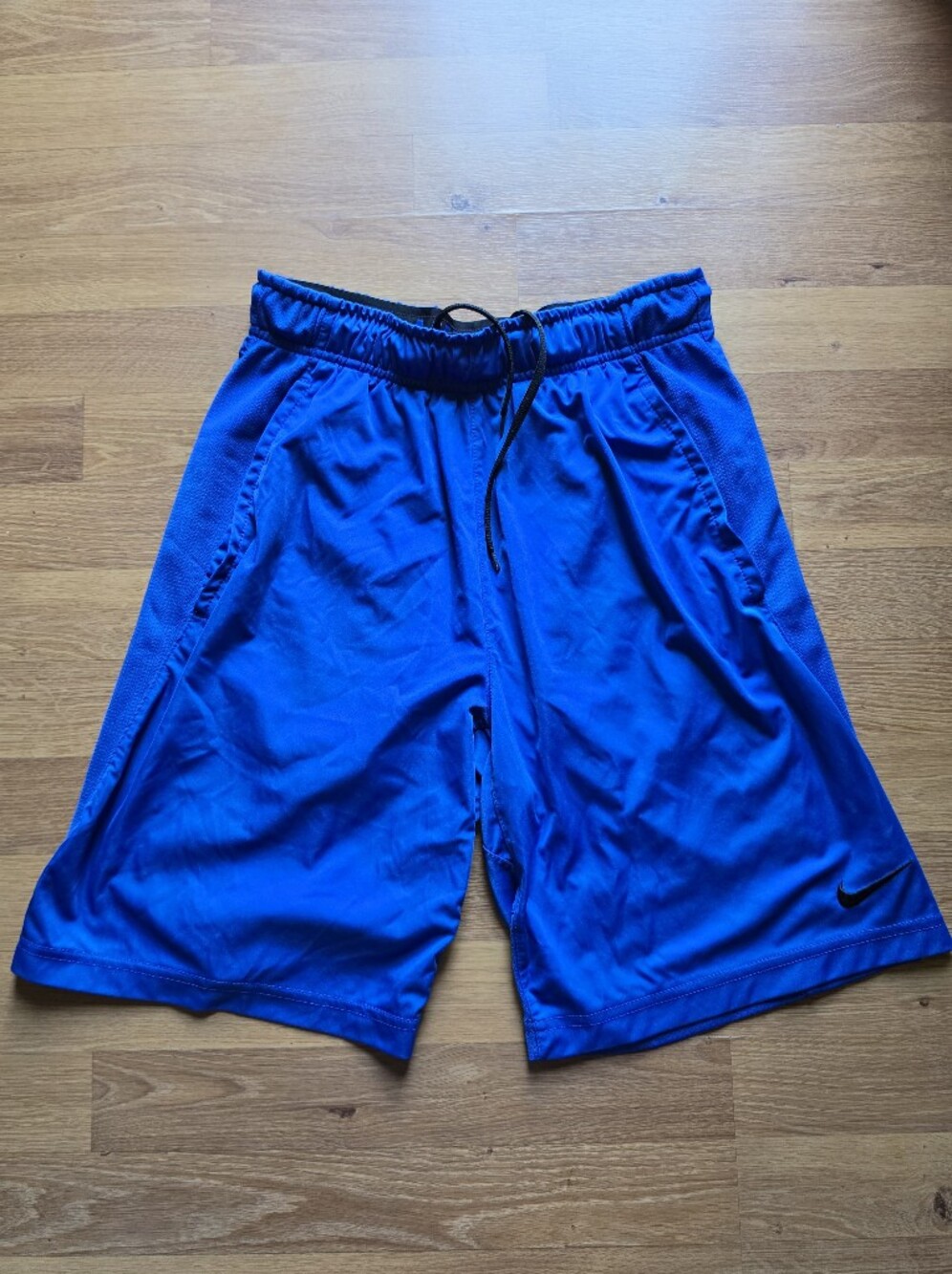 Nike Royal Blue Men's Athletic Shorts with Drawstring